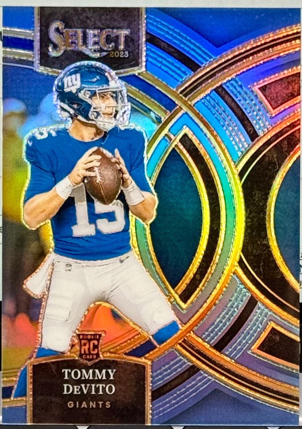 Tommy Devito - 2023 Select #102 Premier Level Light Blue Prizm Rookie /99