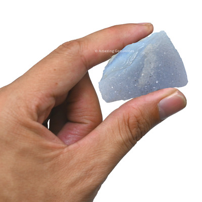 Blue Lace Agate Raw Rough Crystal Stone