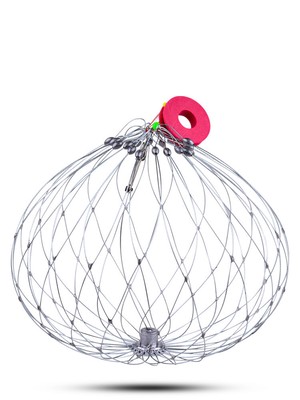1PCS Fishing Crab Trap Net Automatic Open Closing Wire Fish Crab Cage 16/20