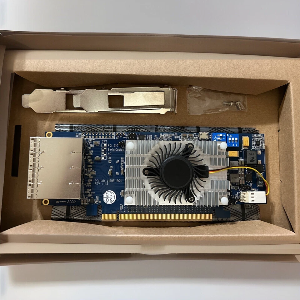 Serial Cables PCIE GEN4 X16 SFF-8644 Host Card w/Broadcom Atlas B0 PCIE Switch - Image 4 of 4