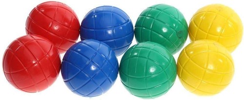 8 Colorful Plastic Boules Water Filled French Bouls Garden Game Set For All Age - Picture 11 of 11