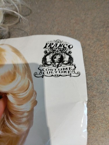Blonde Costume Wig '70s Long Curl Adult princess Franco theater Halloween - Picture 4 of 7