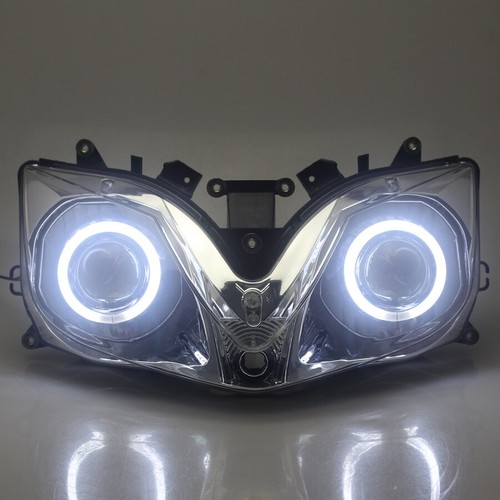 Headlight Fully Assembled Headlamp HID Projector Kits For Honda CBR600 2001-2007 - Picture 11 of 14