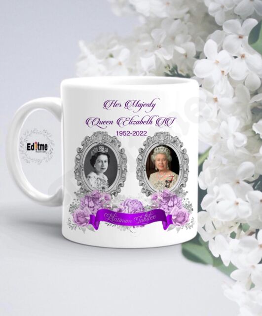 Queen Elizabeth II Platinum Jubilee 70 Years 2022 Mug keepsake 11oz Special
