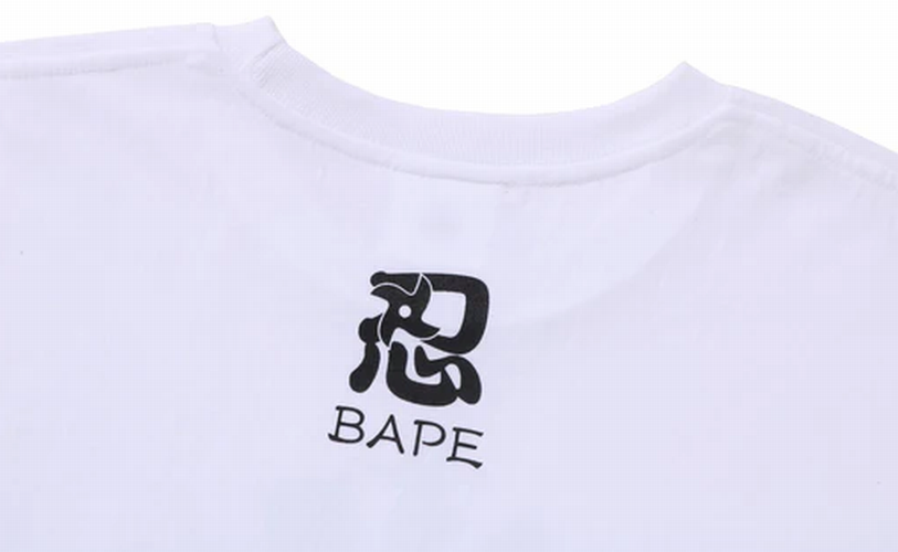 ape tシャツ 正規品 A BATHING APE Men's NINJA COLLEGE TEE JAPAN LIMITED