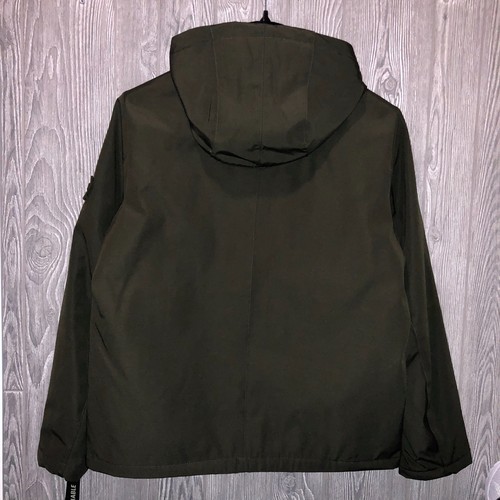 G H BASS Hooded Storm Olive Green Water Resistant Coat Jacket NEW Mens Sz L LG - Picture 6 of 11