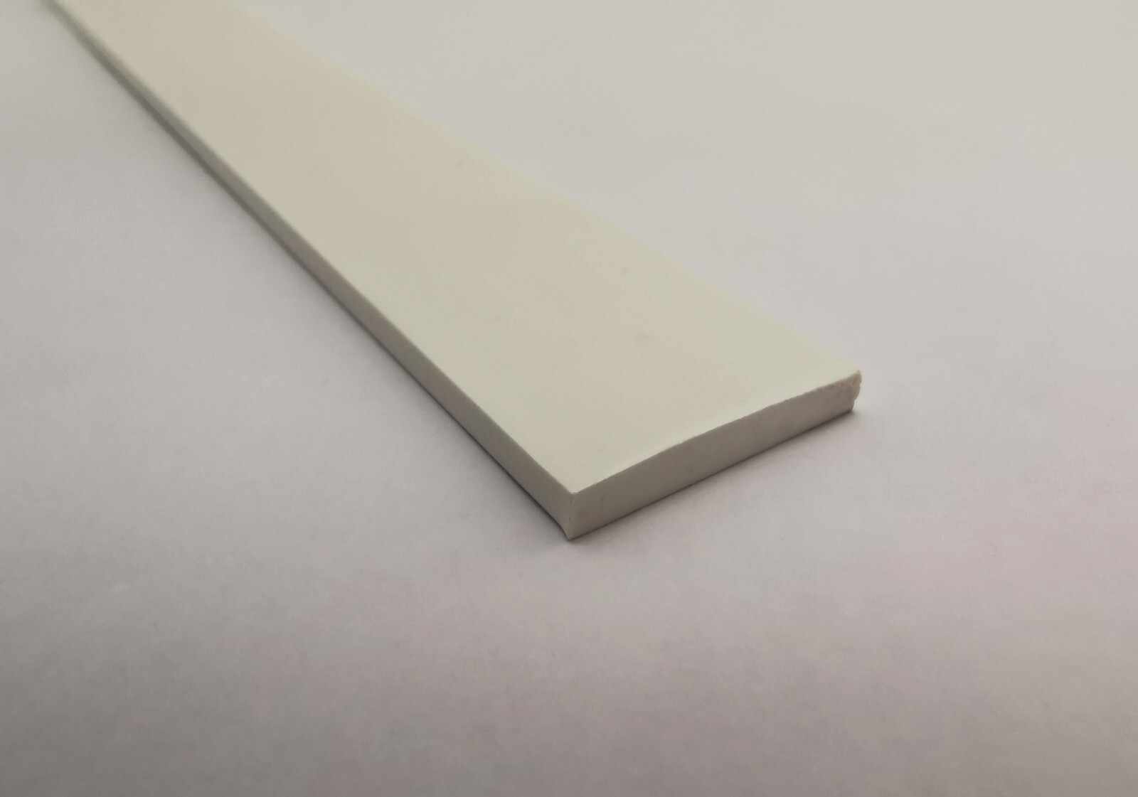 Solid Plastic PVC Flat Bar / Strip (White) Various Sizes eBay