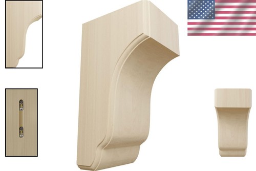 Multi-Finish Painted Rubberwood Corbels - Ideal for Decorative Support - Picture 2 of 6