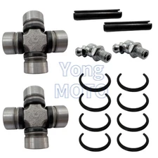 Pair Front Rear Prop Drive Shaft U-Joint Kit For Polaris MAGNUM 325 330 500