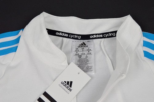 Adidas Ladies Bicycle Jersey Wheel Shirt Summer short Sleeve Sport White - Picture 4 of 10