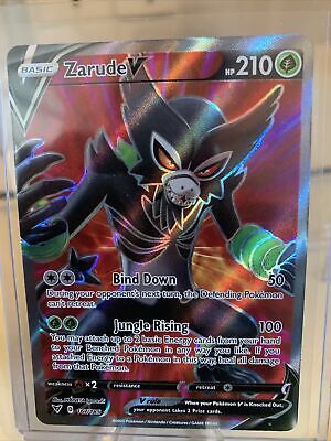  Pokemon - Zarude V - 167/185 - Vivid Voltage - Full Art - Ultra  Rare Card : Toys & Games