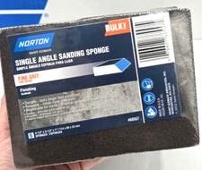 *60/Case* Norton Sanding Sponge Fine Grit Single-Angle #68557 Finishing Sponge