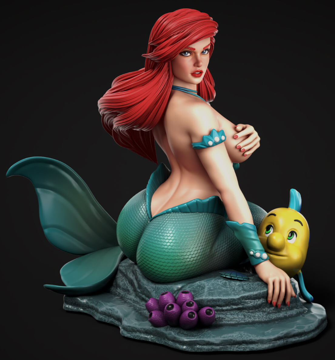 BEAUTY&YOUTH UNITED ARROWS - saori 様お取置き商品 little suzie変形タンクトップ Painted Ariel The Little Mermaid Statue 1/4 Sexy Figure | eBay