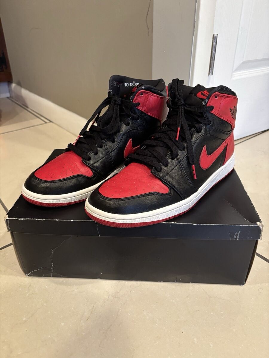Nike Air Jordan Retro 1 Banned Bred 2011 Size 11 85 high og Nike Air Jordan Retro 1 Banned Bred 2011 Size 11 85 high og