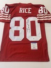 Jerry Rice signed San Francisco 49ers authentic jersey PSA/DNA autograph