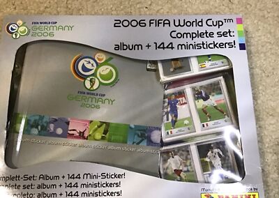 PANINI World Cup WC GERMANY 2006 - COMPLETE FACTORY SET-ALBUM +144