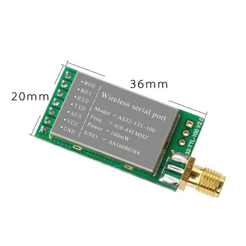 Wireless Module 433MHZ Wireless Serial Port LORA Spread Spectrum 3000 Meters - Picture 2 of 6
