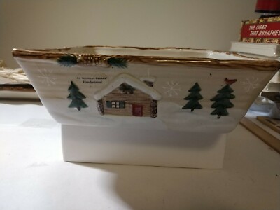 ST. Nicholas Square Heartland Large Baking Serving Dish 10.5'' x 10.5'' Winter