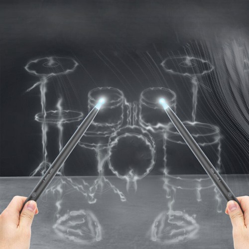 BT Electric Air Drum Set Electric Air Drum Black Pocketdrum for Adults Kids Gift - Picture 5 of 12