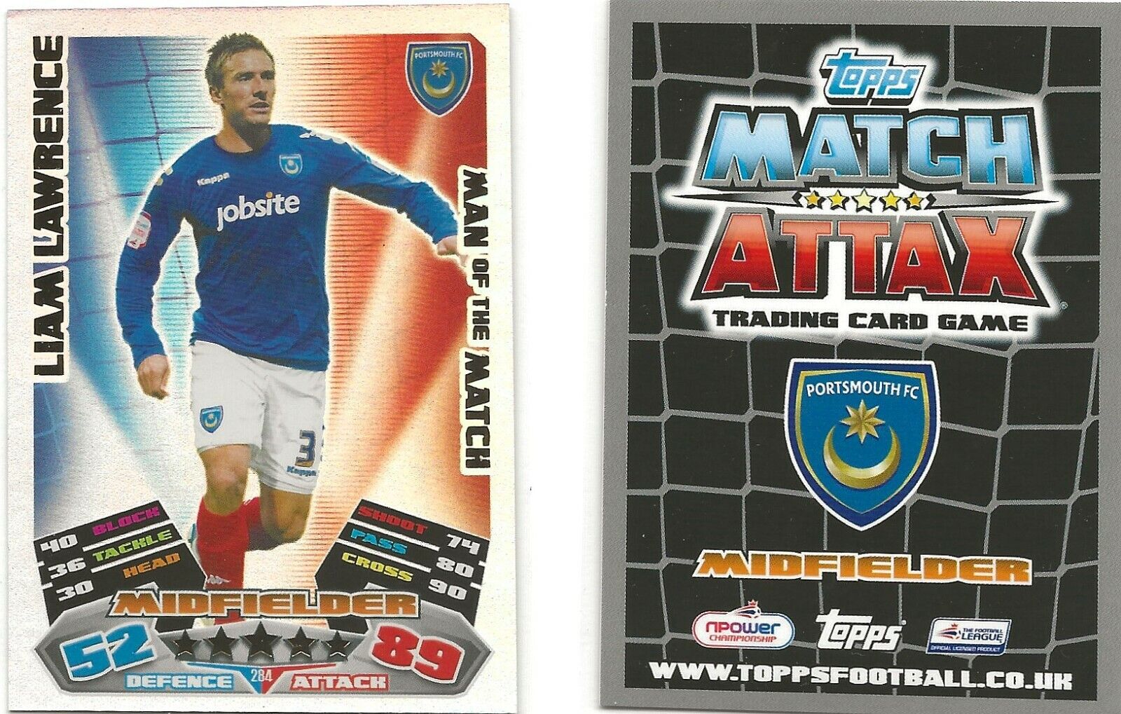 1 x Match Attax 2011/12 CHAMPIONSHIP Foiled HUNDRED CLUB Card