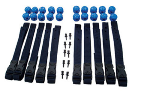 Solar Cover Heat Retention Strap Set Swimming Pool Roller Attachment Kit 10 x 1m - Picture 3 of 4