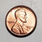 1949 D LINCOLN WHEAT PENNY UNC #C7950