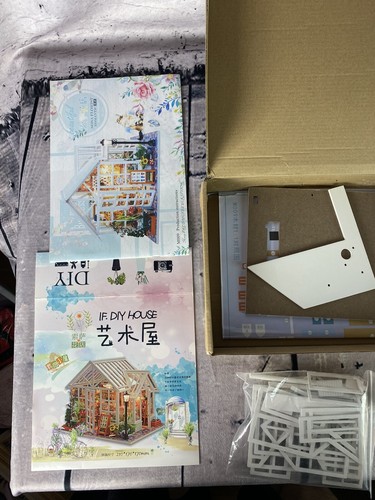 Modelo invernadero hágalo usted mismo conjunto artesanal de Japón casa en miniatura jardín (H26) - Imagen 7 de 16