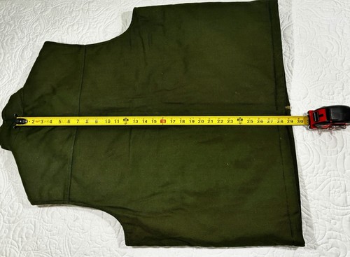 Workwear Product Gilet Uomo XXL Verde Oliva Tela Full Zip Fodera Trapuntata Nuovo con etichette - Foto 4 di 4