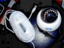 OEM - GW Security GW8087MMIC 8MP 4K IP POE Dome Camera w/ Cable