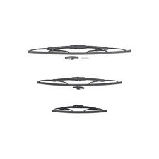 Bosch Micro Edge 3pc Front Left LH 17" Right RH 16" Rear 10" Wiper Blade Kit