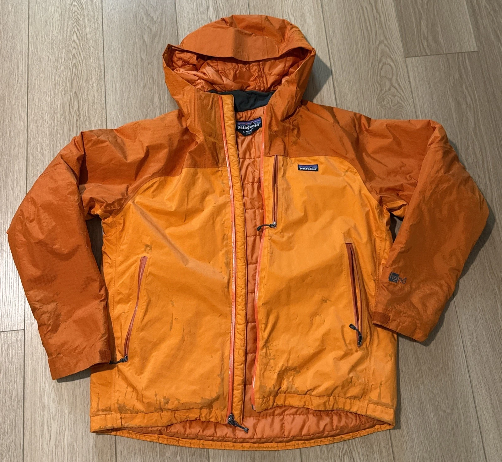 Patagonia H2NO Nano Storm Hooded Jacket Mens Sz Large Primaloft Insulated Orange
Opens in a new wind