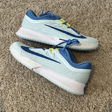 Women  s Size 8-Nike Court Zoom Vapor Pro 3 Tennis Shoe- Glacier Blue/White