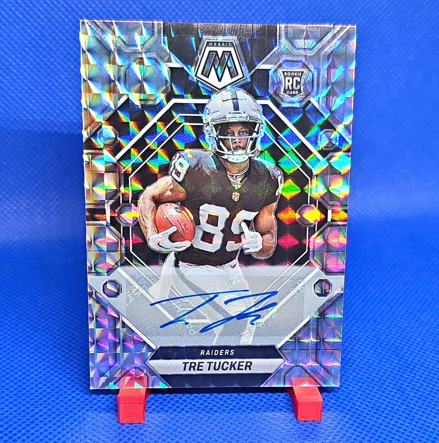 Tre Tucker Panini Mosaic #366 Autograph