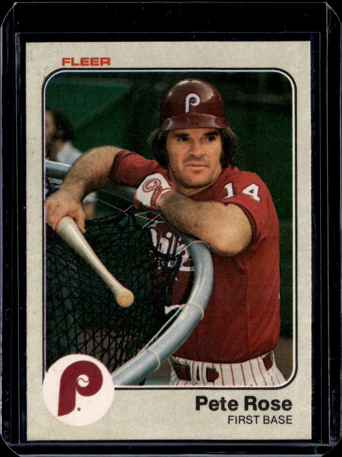 1983 Fleer #171 Pete Rose Philadelphia Phillies NR-MINT++ (surface issue)