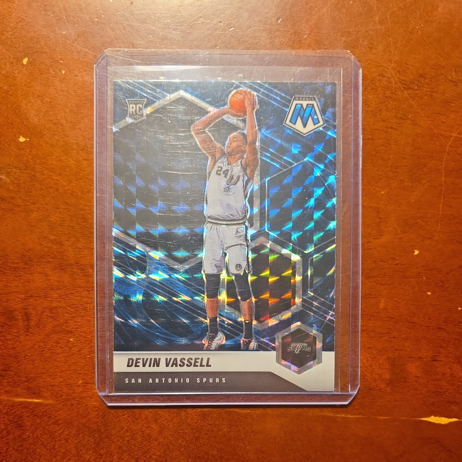 2020-21 Panini Mosaic Devin Vassell #221 Genesis Rookie Card RC NM/M