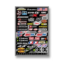 D'COR Visuals Assorted Logo Decal Sheet 40-90-105