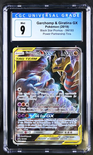 Garchomp & Giratina-GX graded CGC 9 for sale on eBay