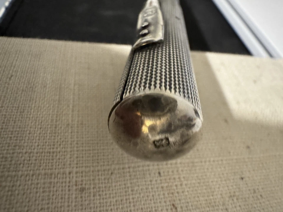 Waterman 452 In Barley Pattern . Hallmarked In Sterling Sil . 92 Years Old . - Image 3 of 4