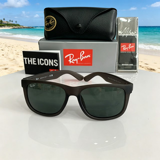 HOT RB4165 Ray Ban GREEN JUSTIN Unisex Sunglasses {RB4165 54 16 145MM}