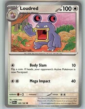 Loudred 149/182 Common Paradox Rift Pokemon
