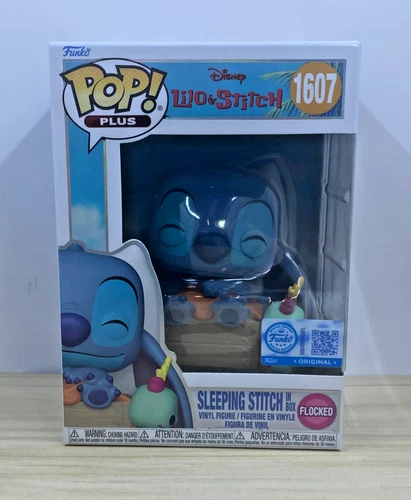 Funko Pop! #1607 Lilo & Stitch - Sleeping Stitch in Box (Flocked) GameStop Excl