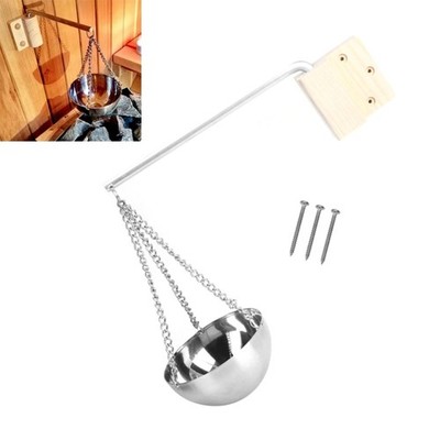 Stainless Steels Sauna Oil Cup Sauna Aromas Bowl Cup Sauna Room Accessories