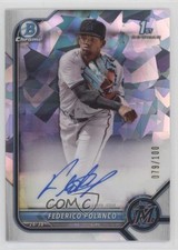 2022 Bowman Chrome Prospect Atomic Refractor 79/100 Federico Polanco Auto 19l2