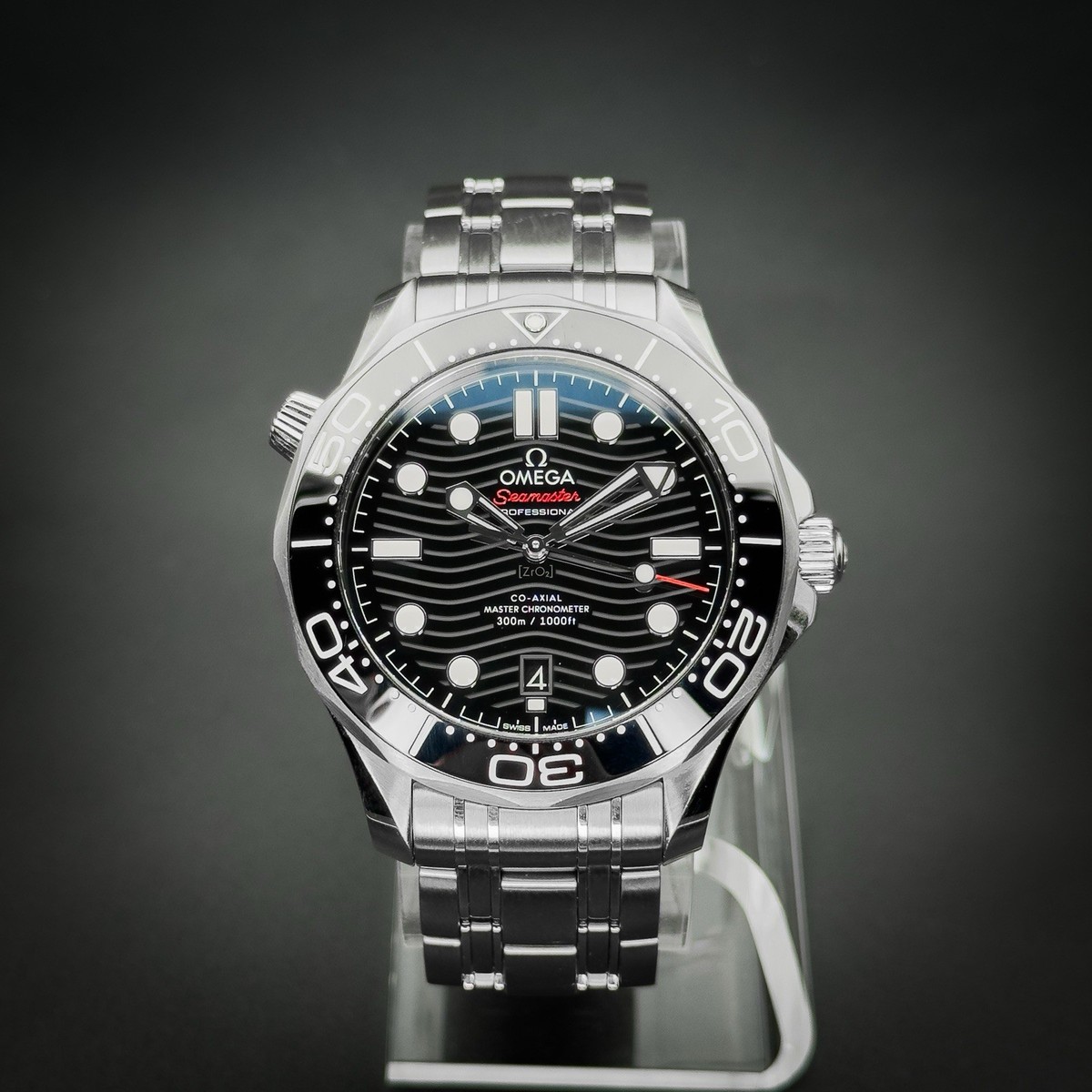 OMEGA Seamaster Professional Diver 300M Black Wave Dial on