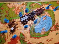 Revolutionary War Colonial Militia Supply Wagon/Pack Horses/Soldiers 54mm