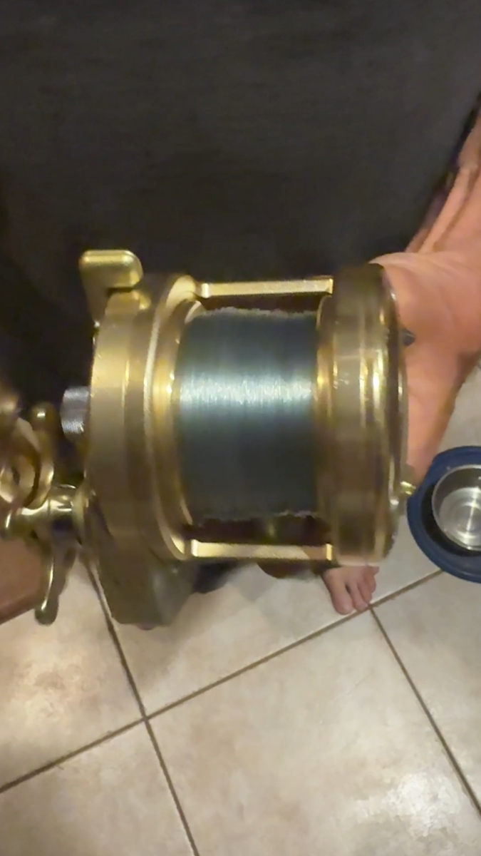 SHIMANO TRINIDAD TN 16 GOLD CONVENTIONAL FISHING REEL + GOLD SHIMANO ROD  CLAMP