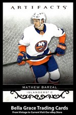 2021-22 Upper Deck Artifacts Mathew Barzal #132 New York Islanders Rose Gold NHL