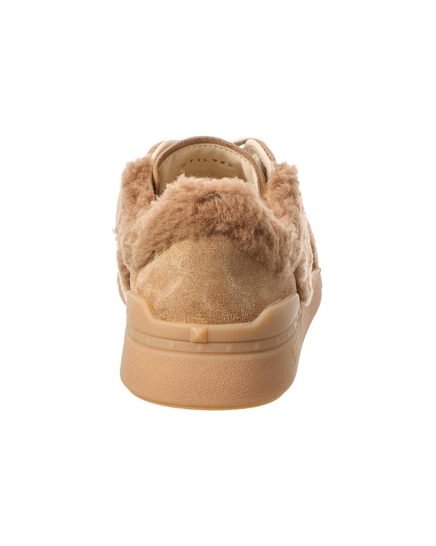 Valentino Upvillage Suede & Shearling Sneaker Women's  39.5 thumbnail 3
