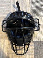 MacGregor Black Baseball Catcher/ Umpire Mask Padded Adjustable Face Gear