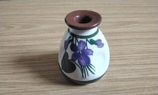 Torquay Pottery  Devon Violets Paignton Perfume Bottle